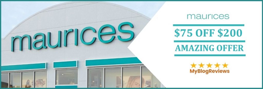Maurices coupon $75 off $200